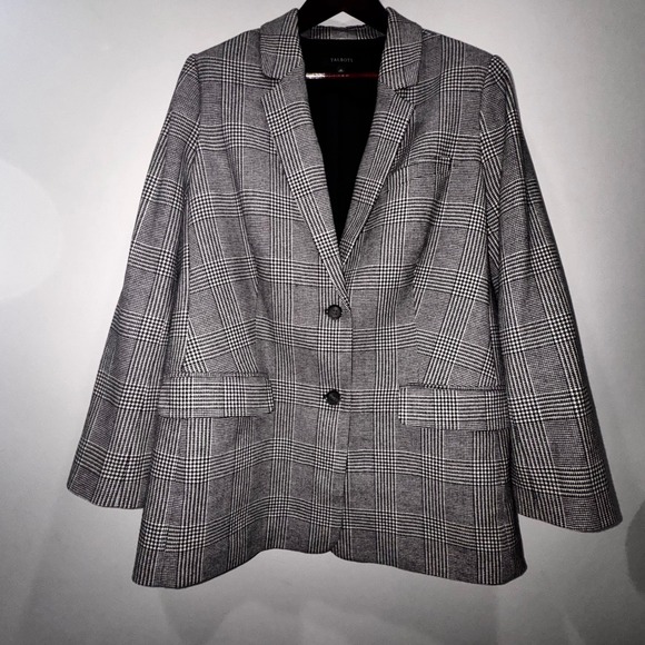 Talbots Women's Plaid Blazer Jacket‎ Size 18 Career Wear Business Casual - Picture 2 of 12